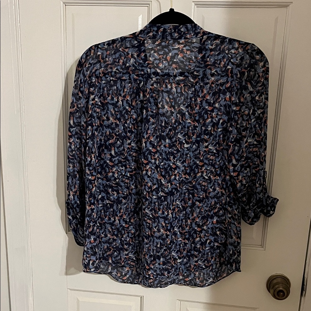 a.n.a Women's Multicolor Patterned Blouse - Picture 3 of 3